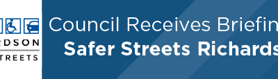 Council Receives Briefing on Safer Streets Richardson 
