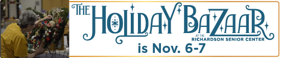 Senior Holiday Bazaar is Nov. 6-7 